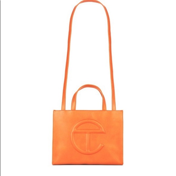 Medium Orange Telfar Bag - Picture 5 of 6